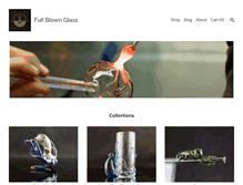 Tablet Screenshot of fullblownglass.com